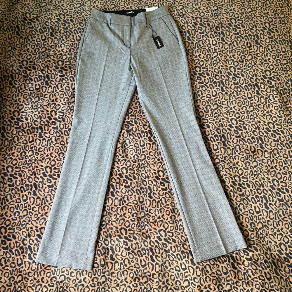 Plaid dress pants